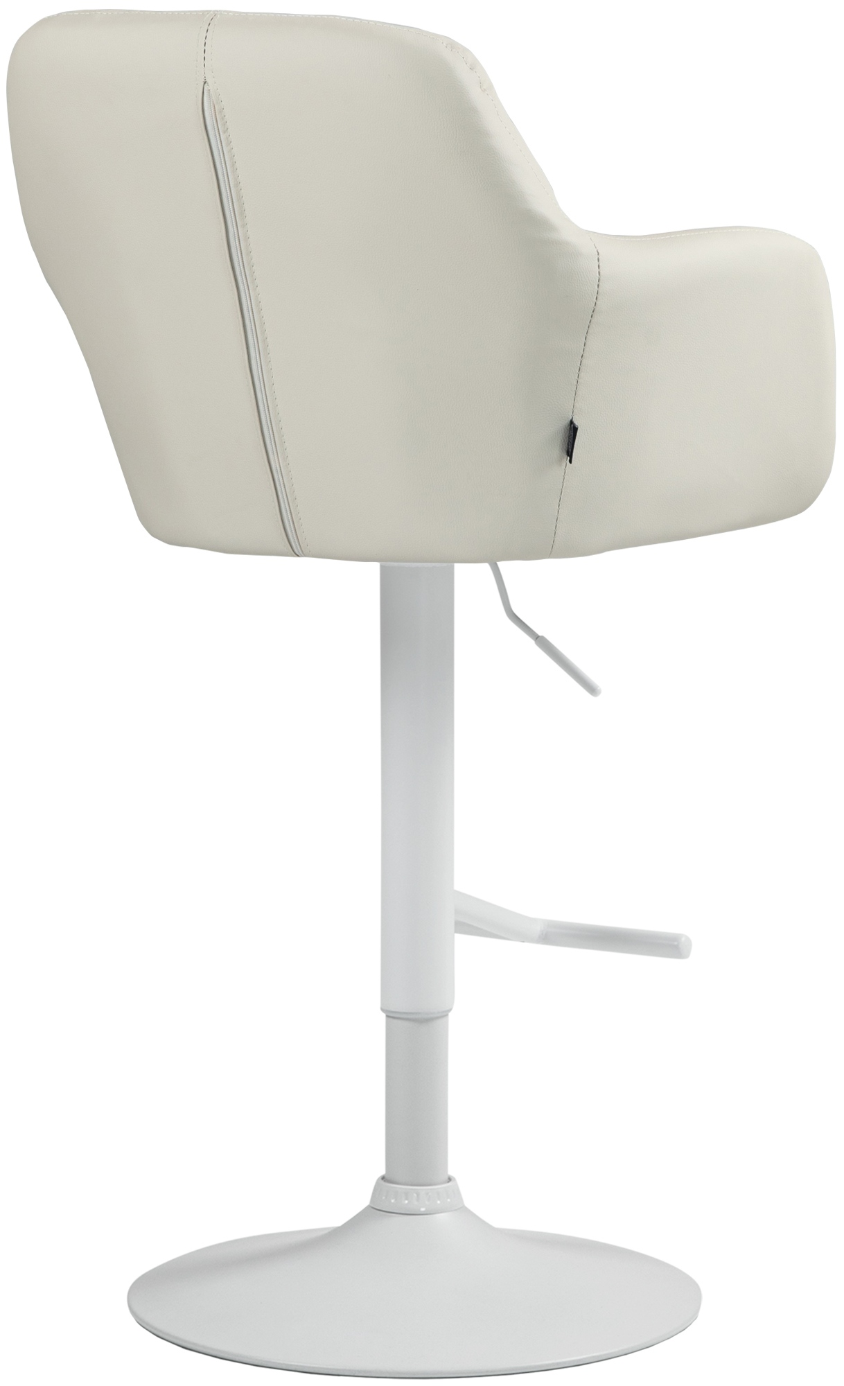 Barhocker Natoma Kunstleder weiß