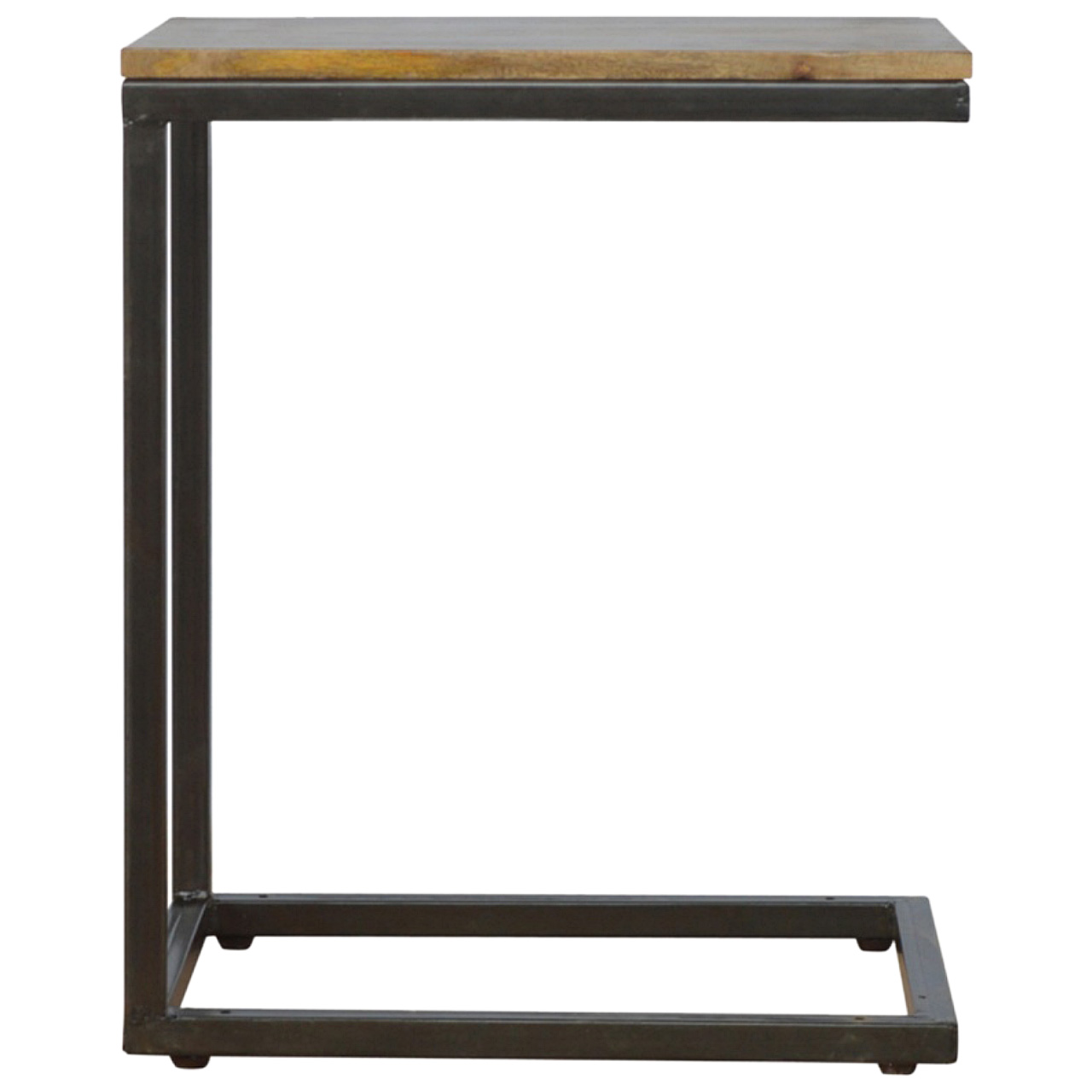 Kleiner Beistelltisch im Industrial-Stil