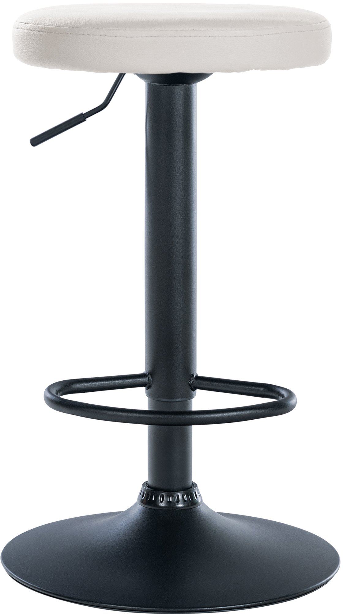 2er Set Barhocker Ponte Kunstleder schwarz