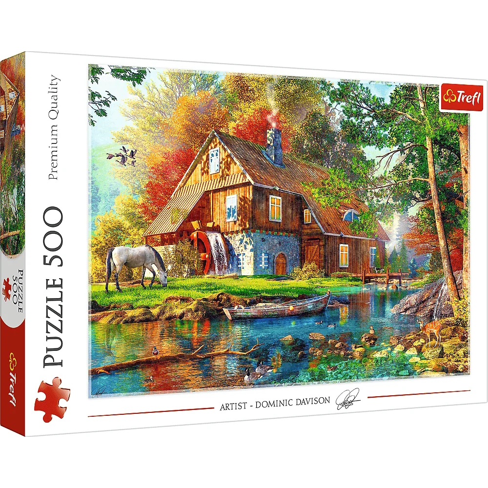 Trefl Puzzles Ferienhaus am Fluss - Puzzle 500 Teile