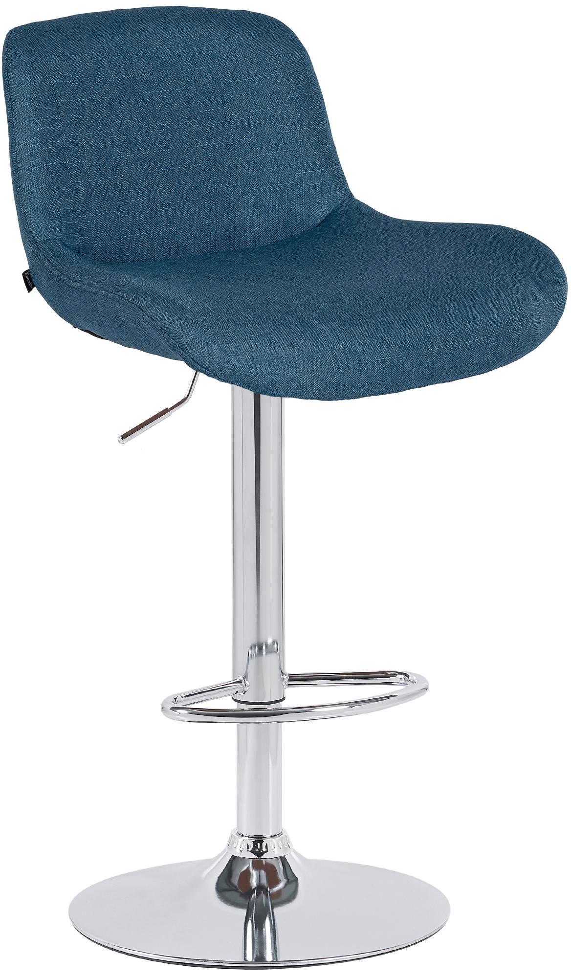 Barhocker Solon Chrom Stoff