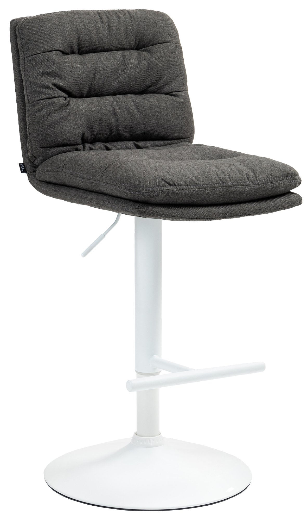 Barhocker Damar Stoff weiß
