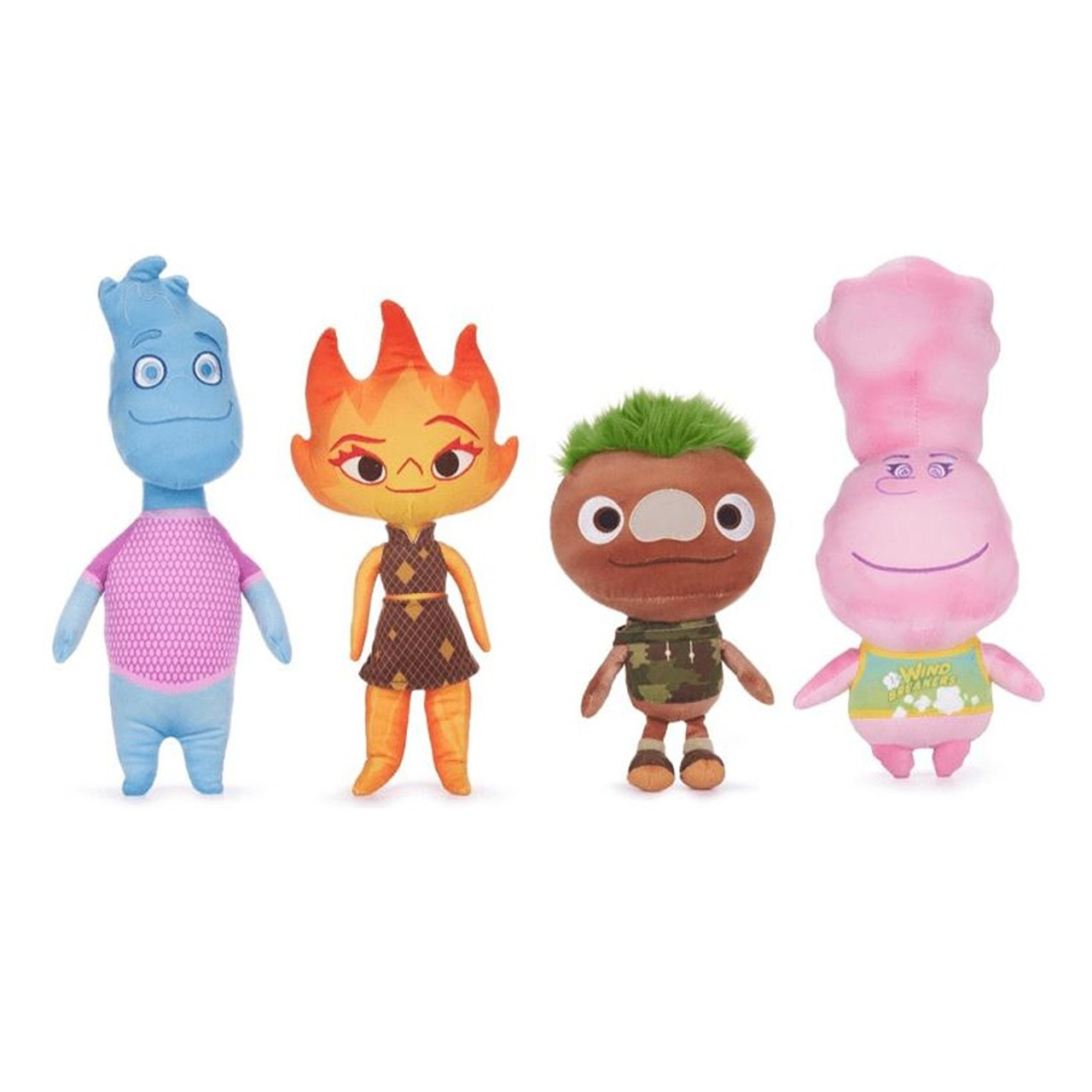 Whitehouse Plüschfiguren Disney Elemental - Plüschfiguren  - 4 Stück im Sortiment   - ca. 35 cm