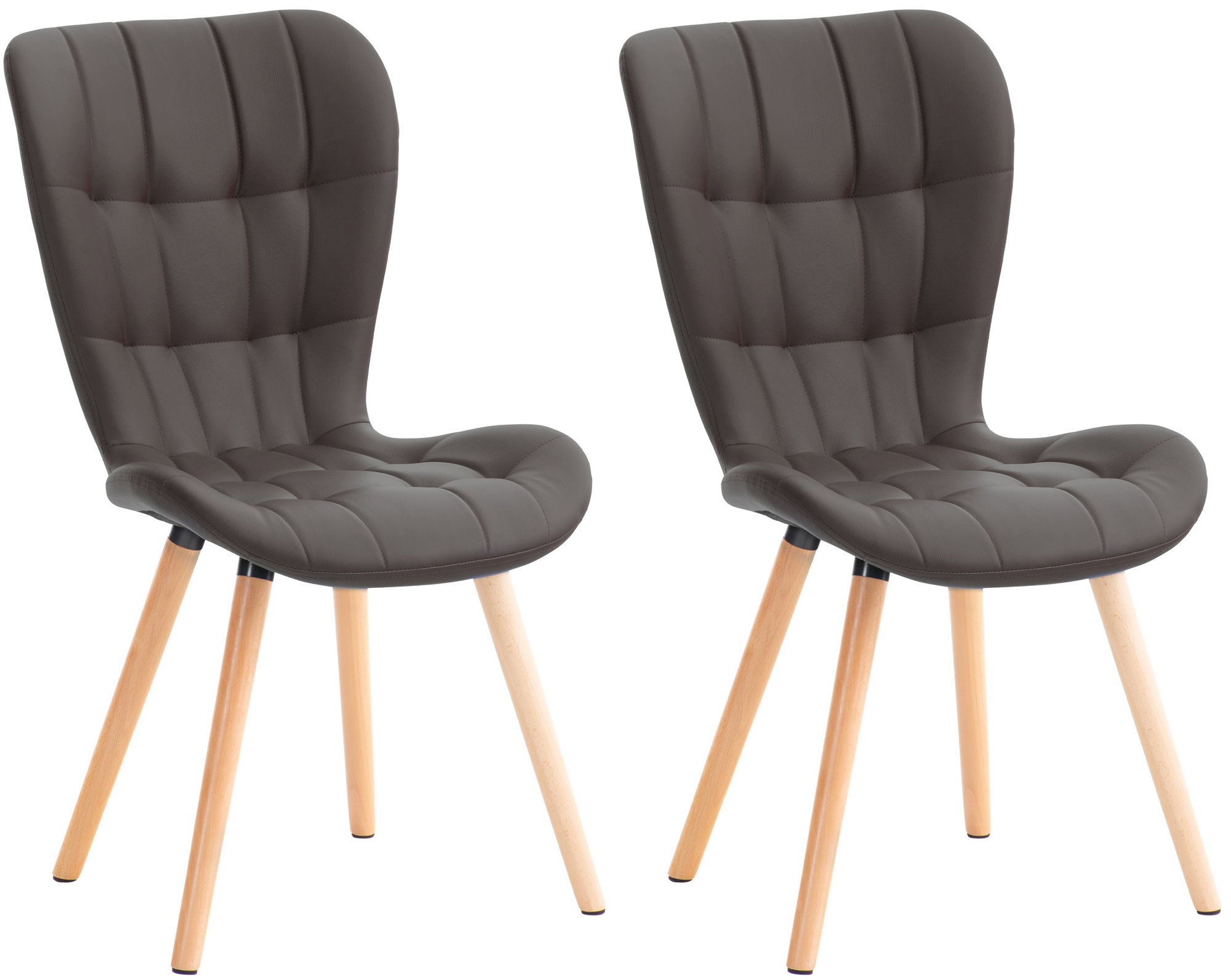 2er Set Stuhl Elda Kunstleder