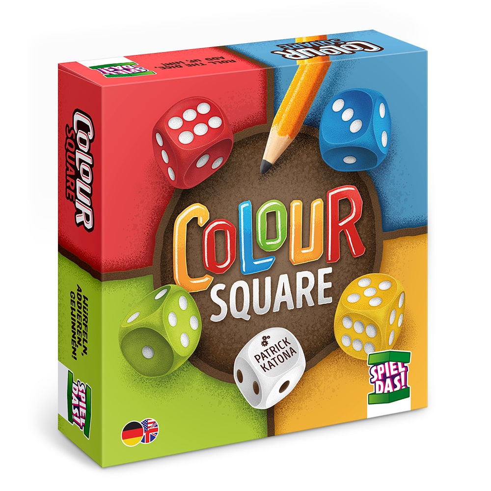 SPIEL DAS! Verlag Brettspiele & Gesellschaftsspiele Colour Square - Brettspiel