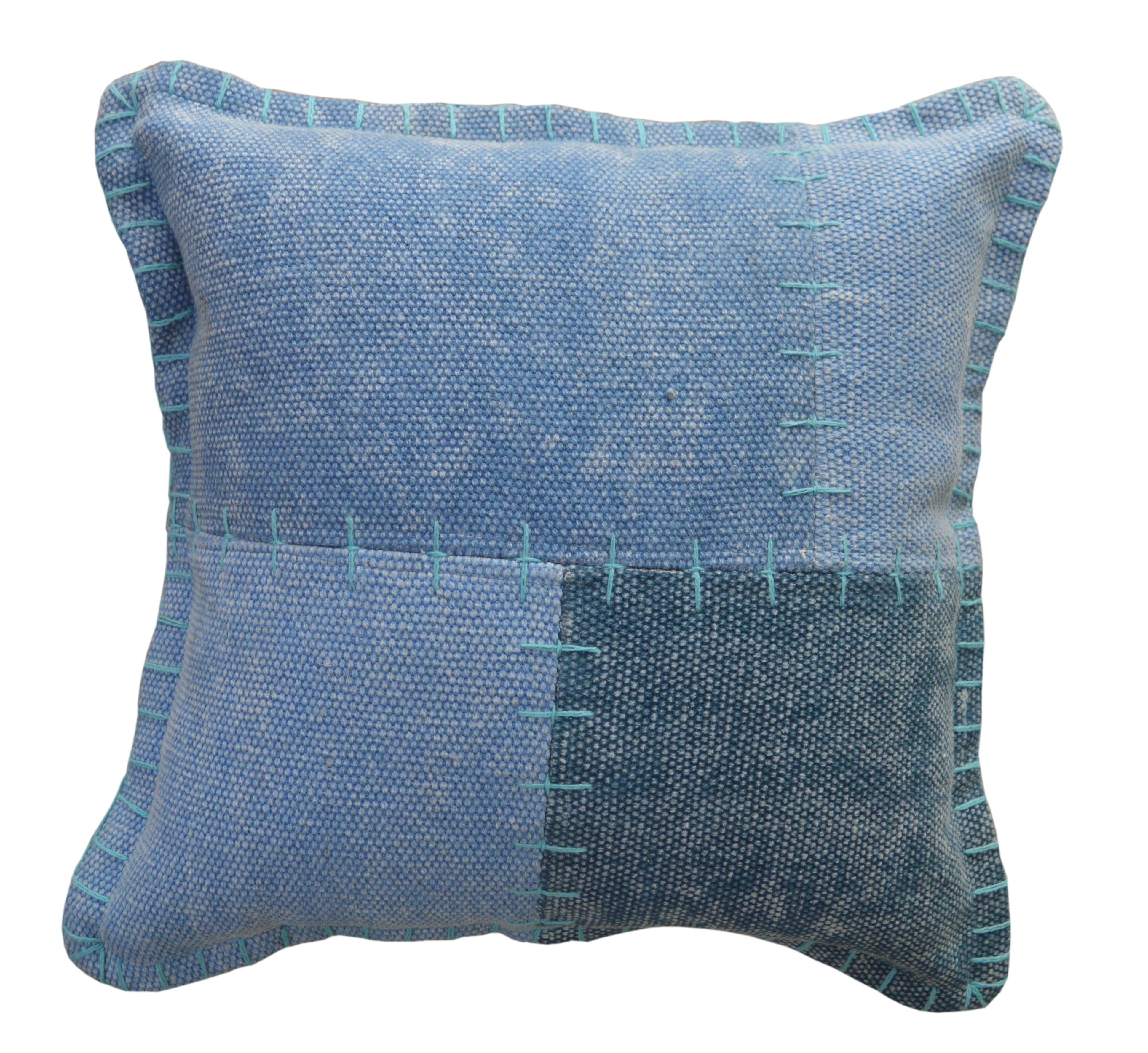 Deko-Kissen Lyrical Pillow 110 Multi / Blau 45cm x 45cm