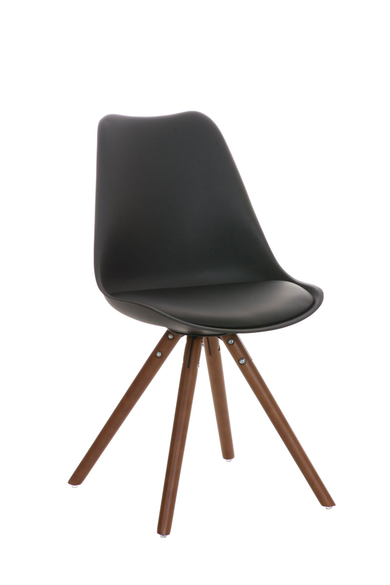 Stuhl Pegleg Rund walnuss