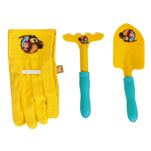 Bino & Mertens Outdoorspielzeug Bino & Mertens - Masha und der Bär - Gartengeräte - Set