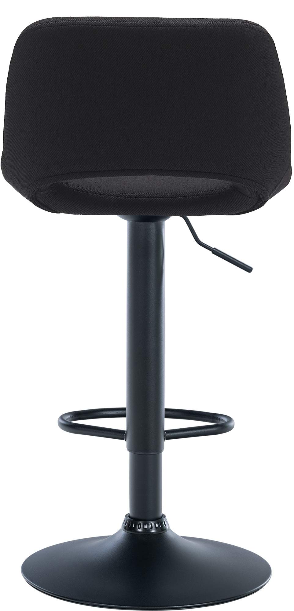 Barhocker Camden Stoff schwarz