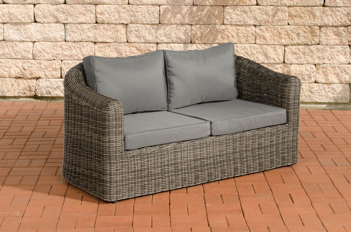 2er-Sofa Bergen Eisengrau 5mm