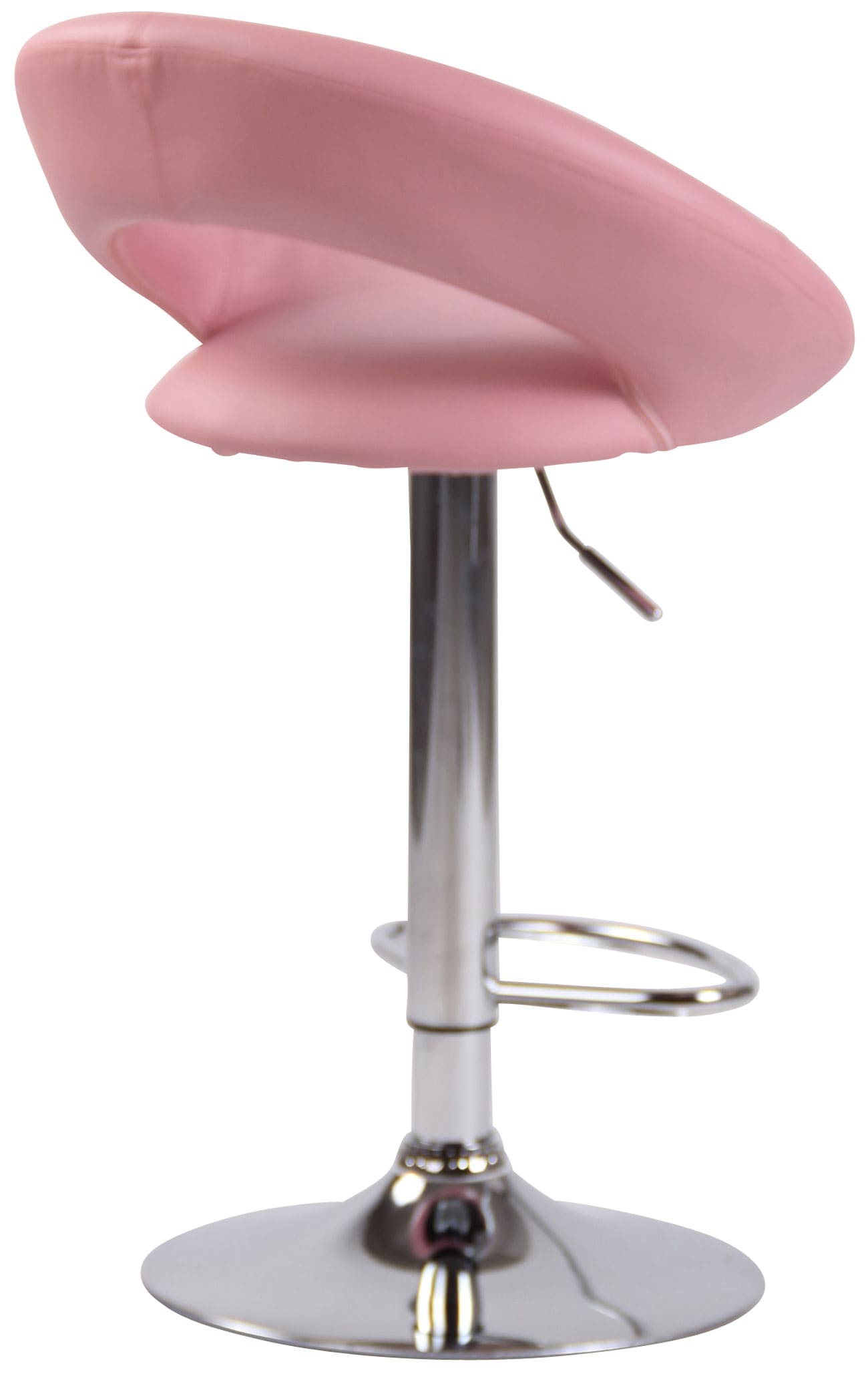 2er Set Barhocker Olinda Kunstleder chrom