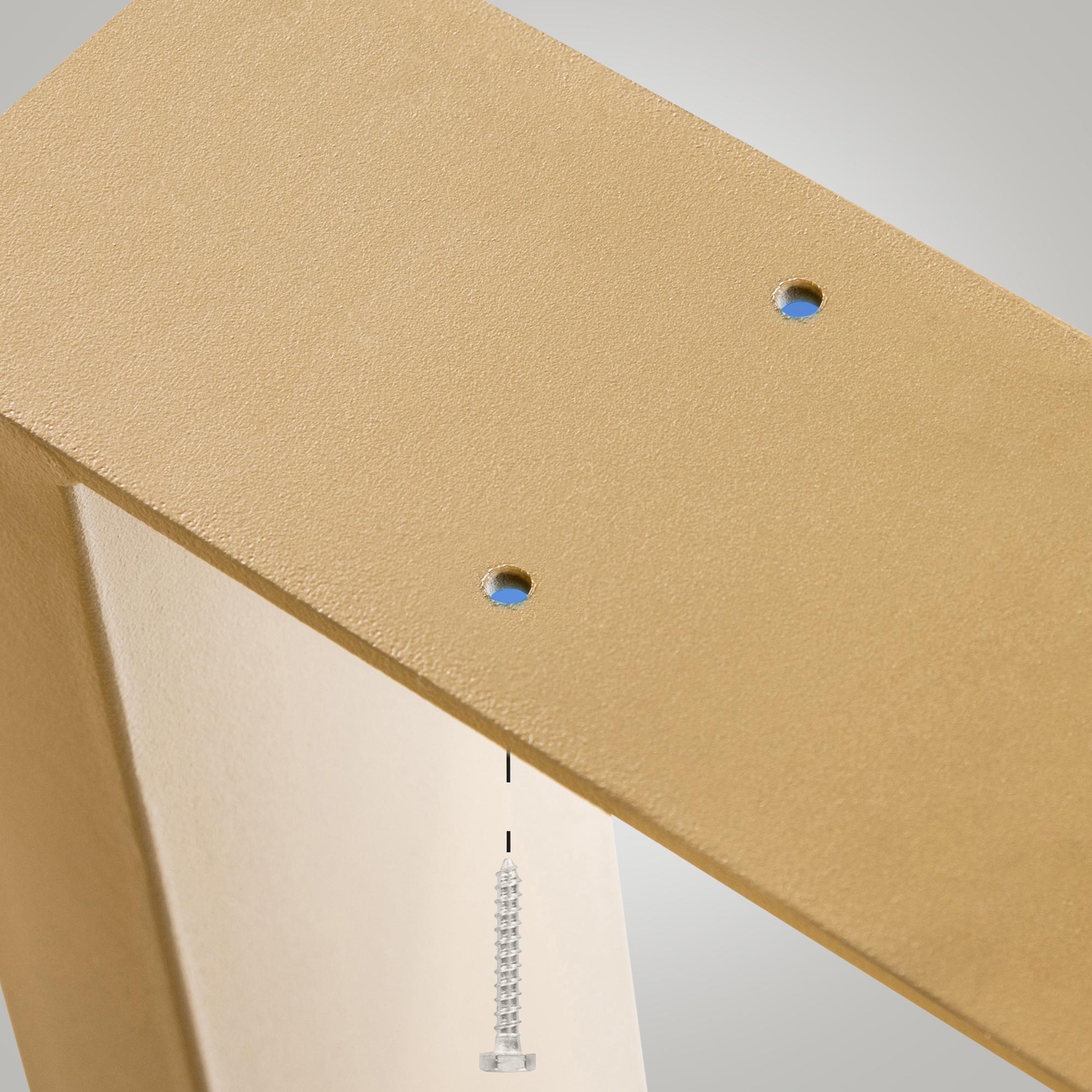 2x Tischbeine Velden 90 cm