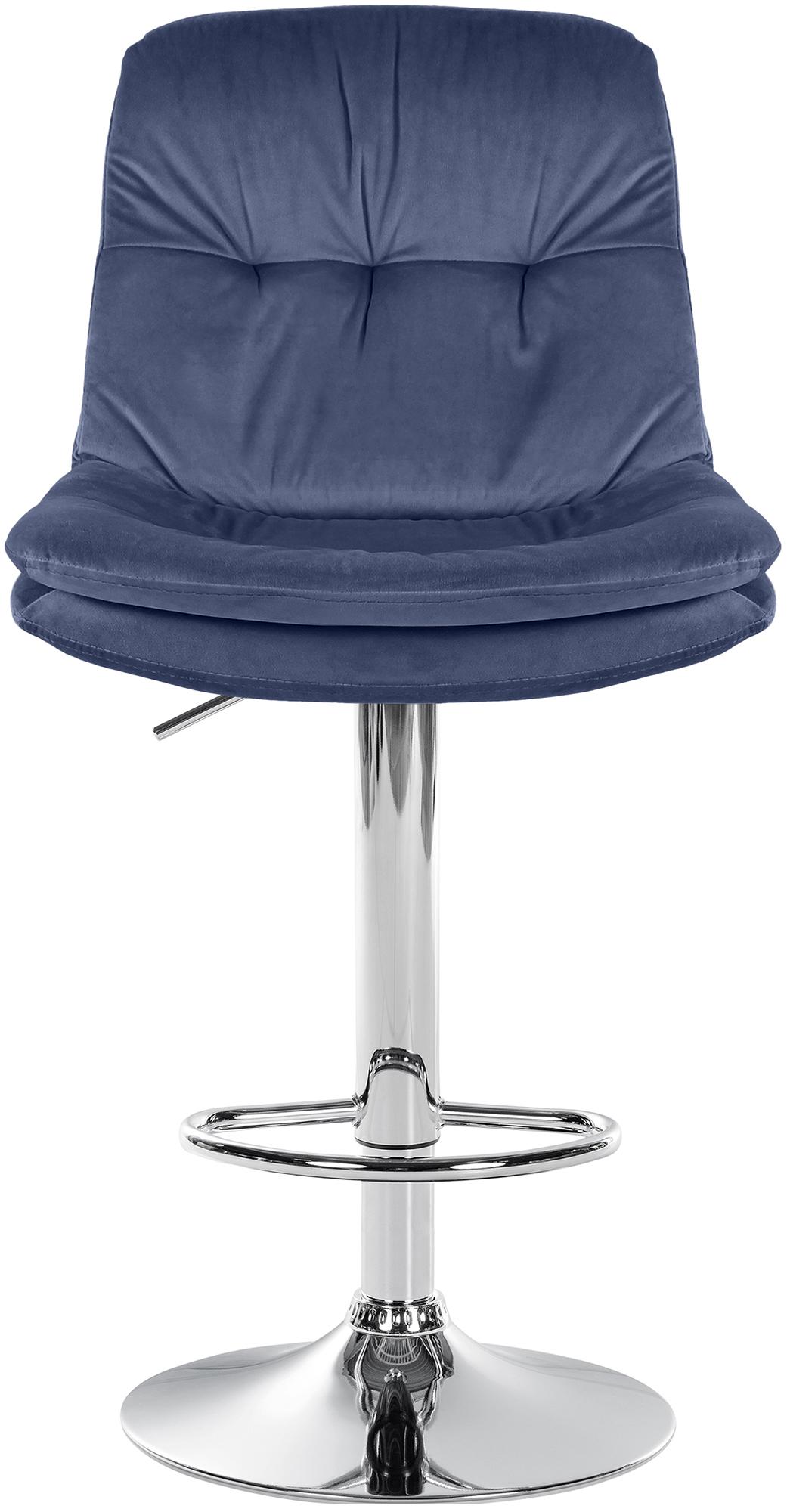 Barhocker Laurel Samt chrom