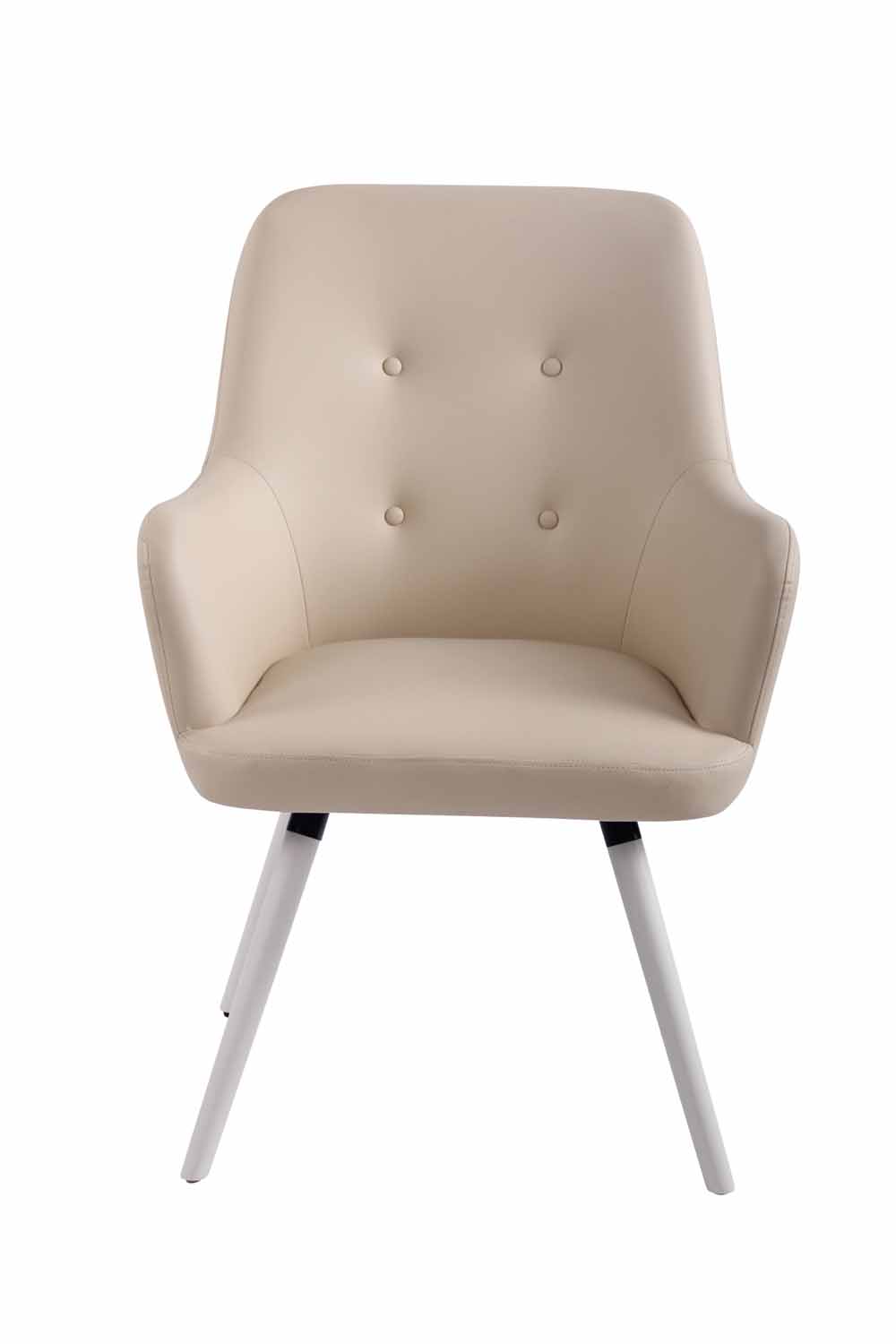 Lounger Aarhus Kunstleder weiß