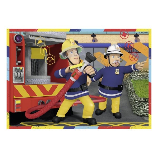 Ravensburger Puzzles Feuerwehrmann Sam - Puzzle 2x12 Teile