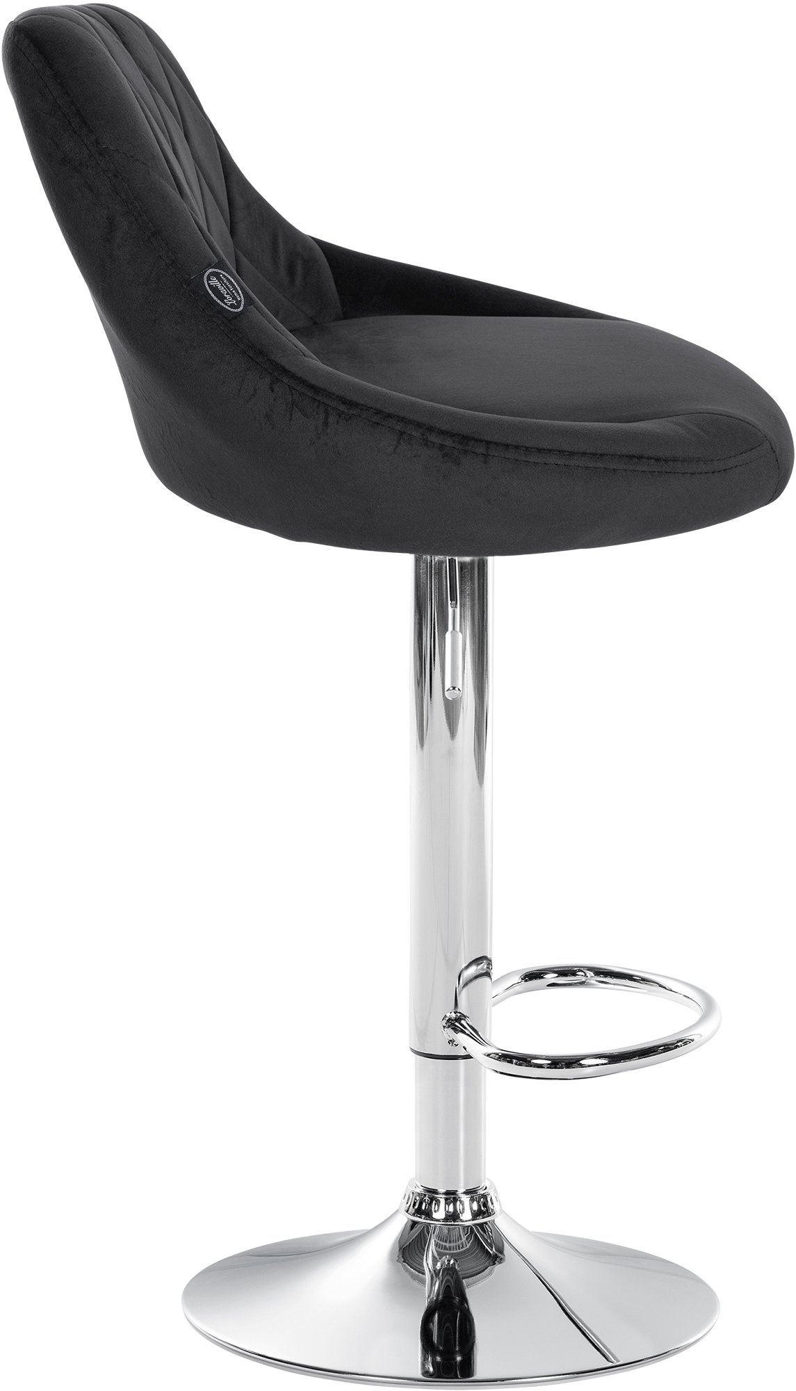 Barhocker Lazio Samt chrom