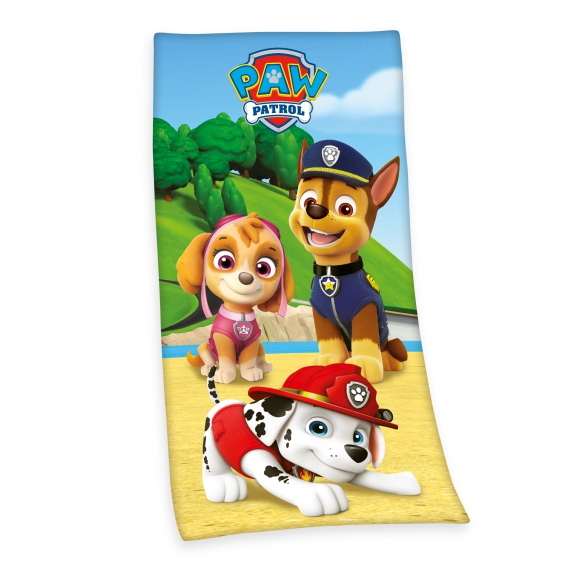 Herding Paw Patrol Paw Patrol - Badetuch Velours - 75 x 150 cm