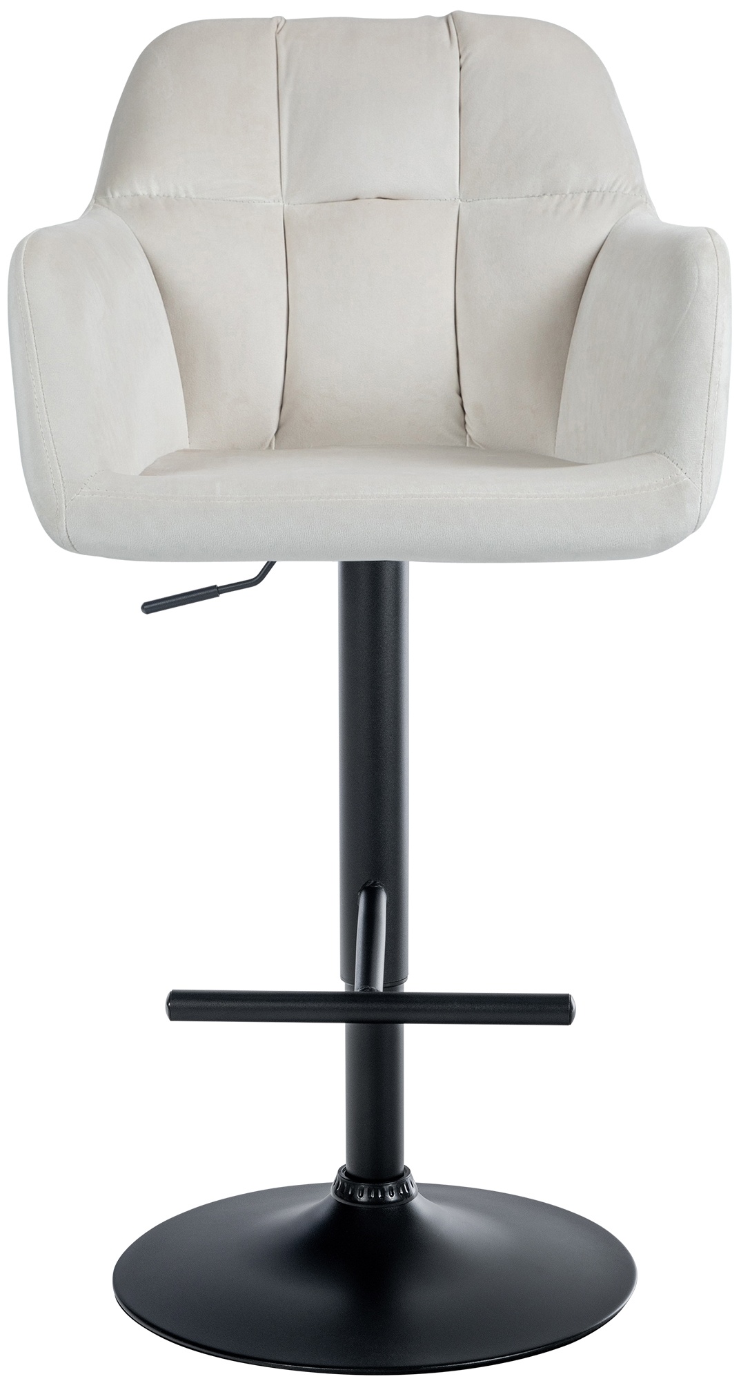 Barhocker Natoma Samt schwarz