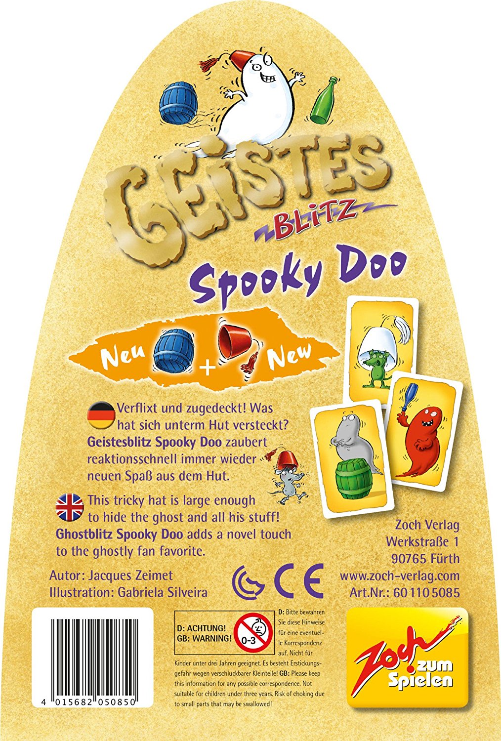 Zoch Verlag Brettspiele & Gesellschaftsspiele Zoch Verlag - Geistesblitz Spooky Doo - Kartenspiel in der Metalldose