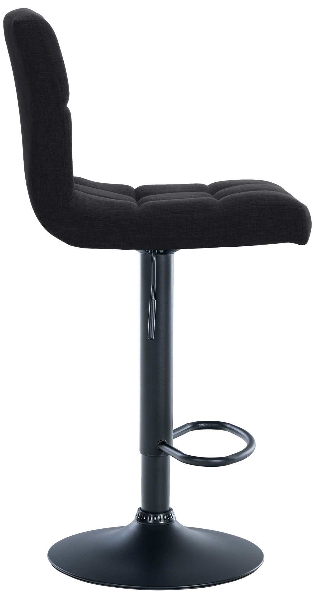 2er Set Barhocker Calma Stoff schwarz