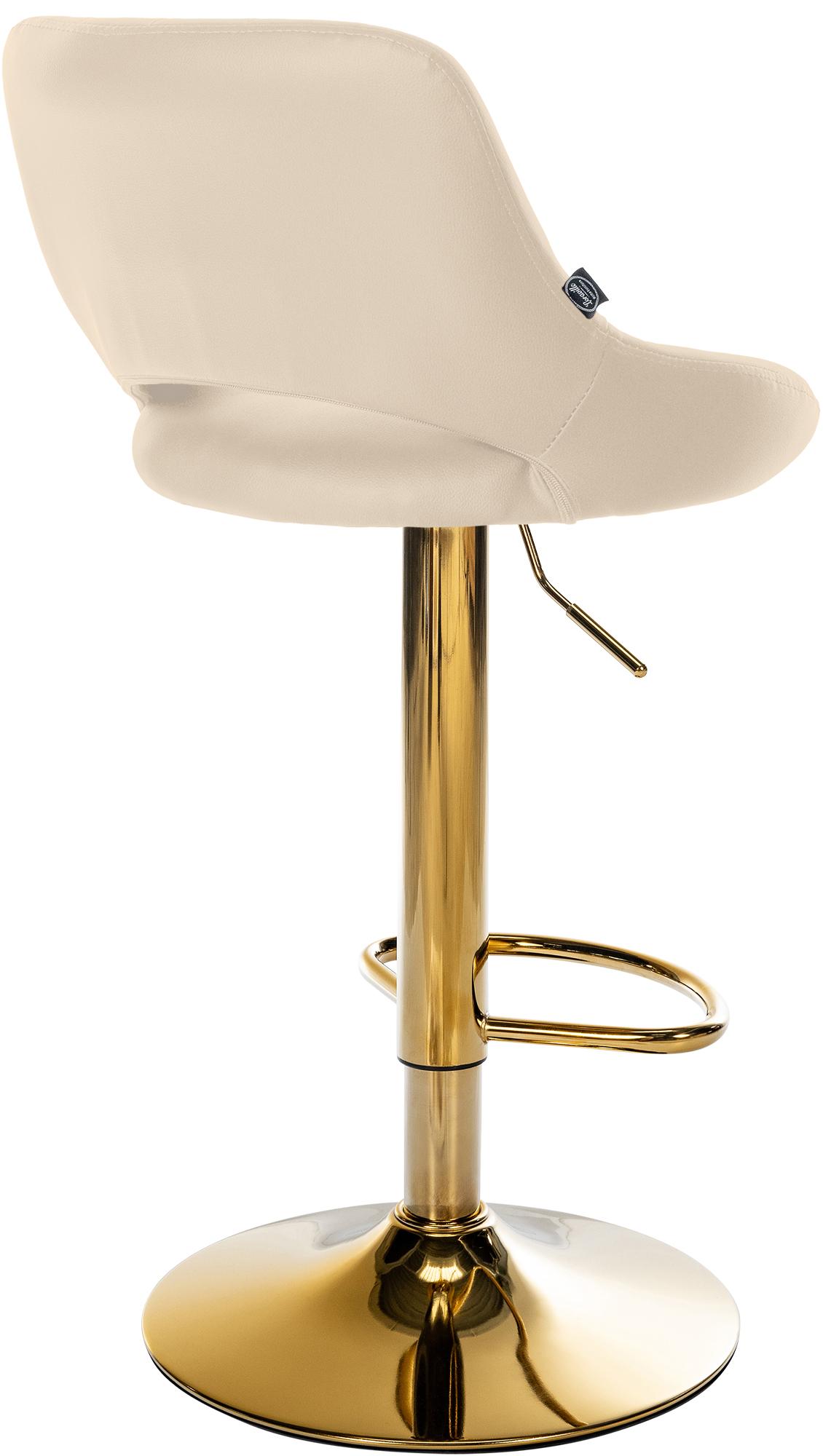 Barhocker Milet Kunstleder gold