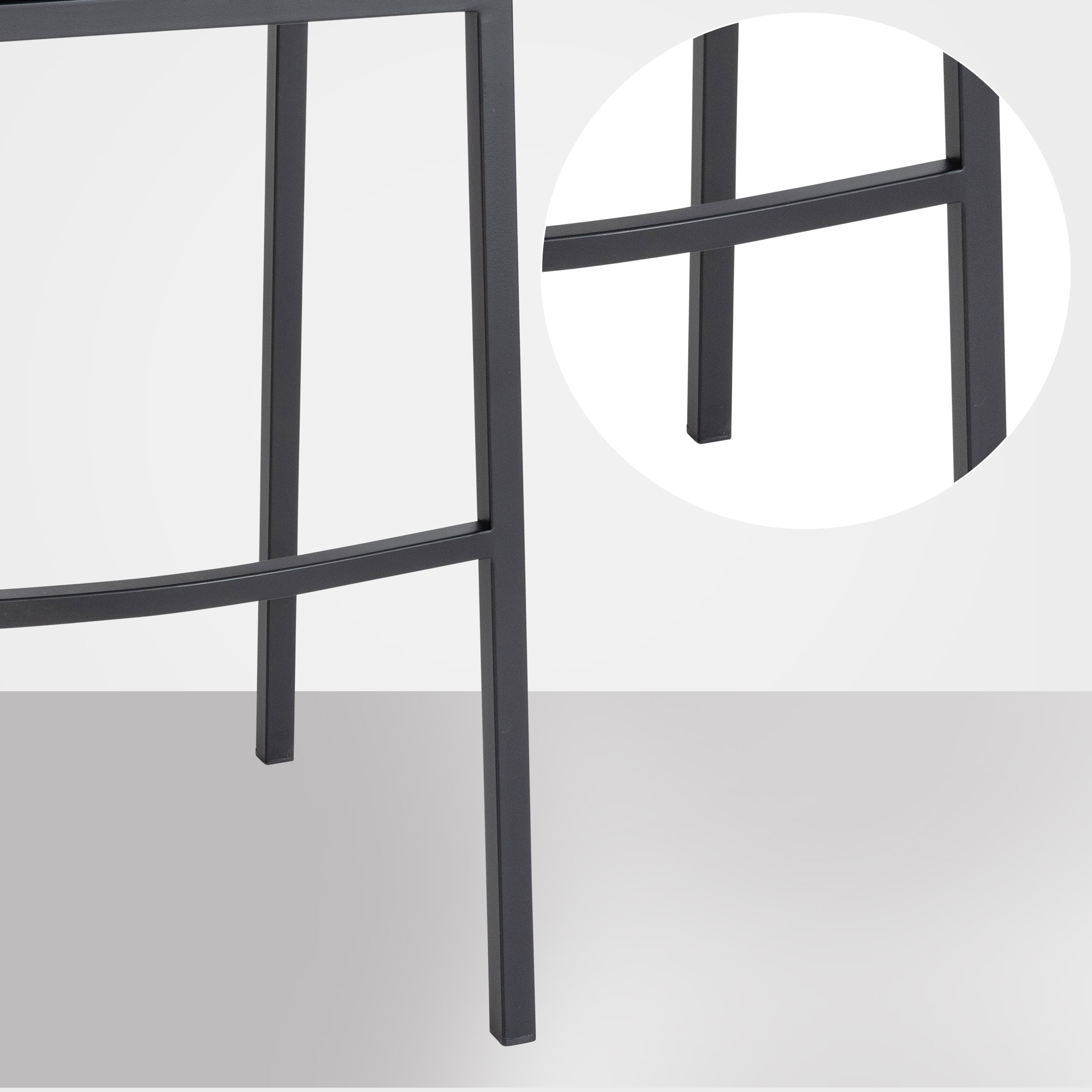 Barhocker Damaso B Filz mit 4-Fuß Gestell