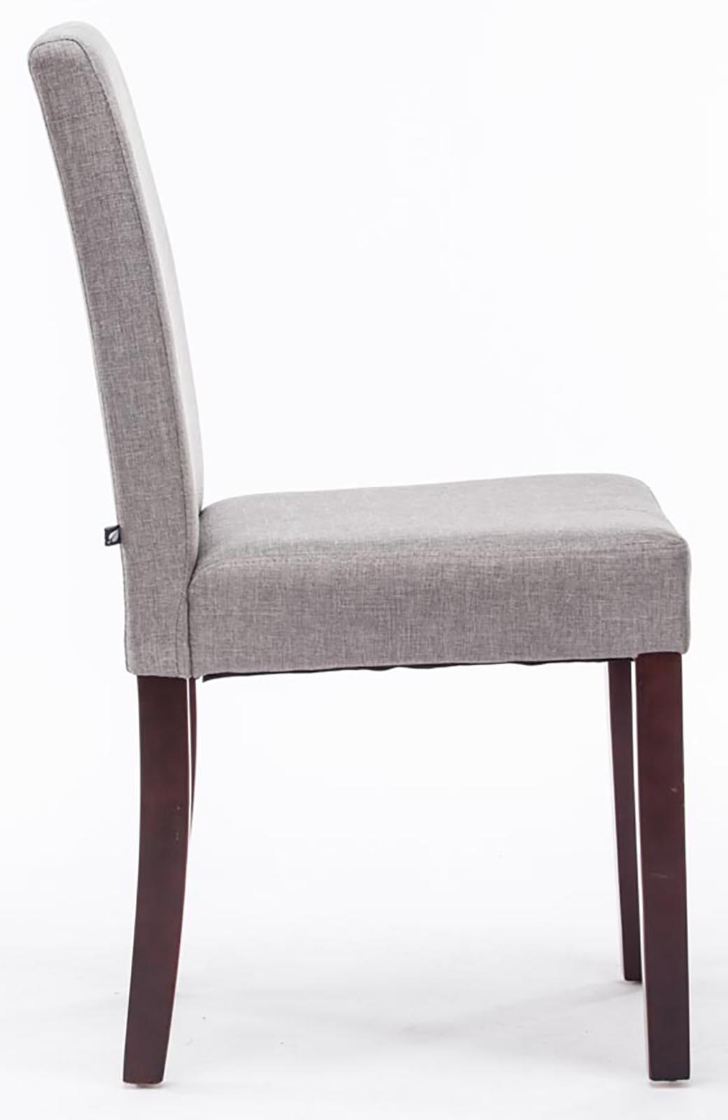 4er Set Esszimmerstuhl Ina Stoff cappuccino