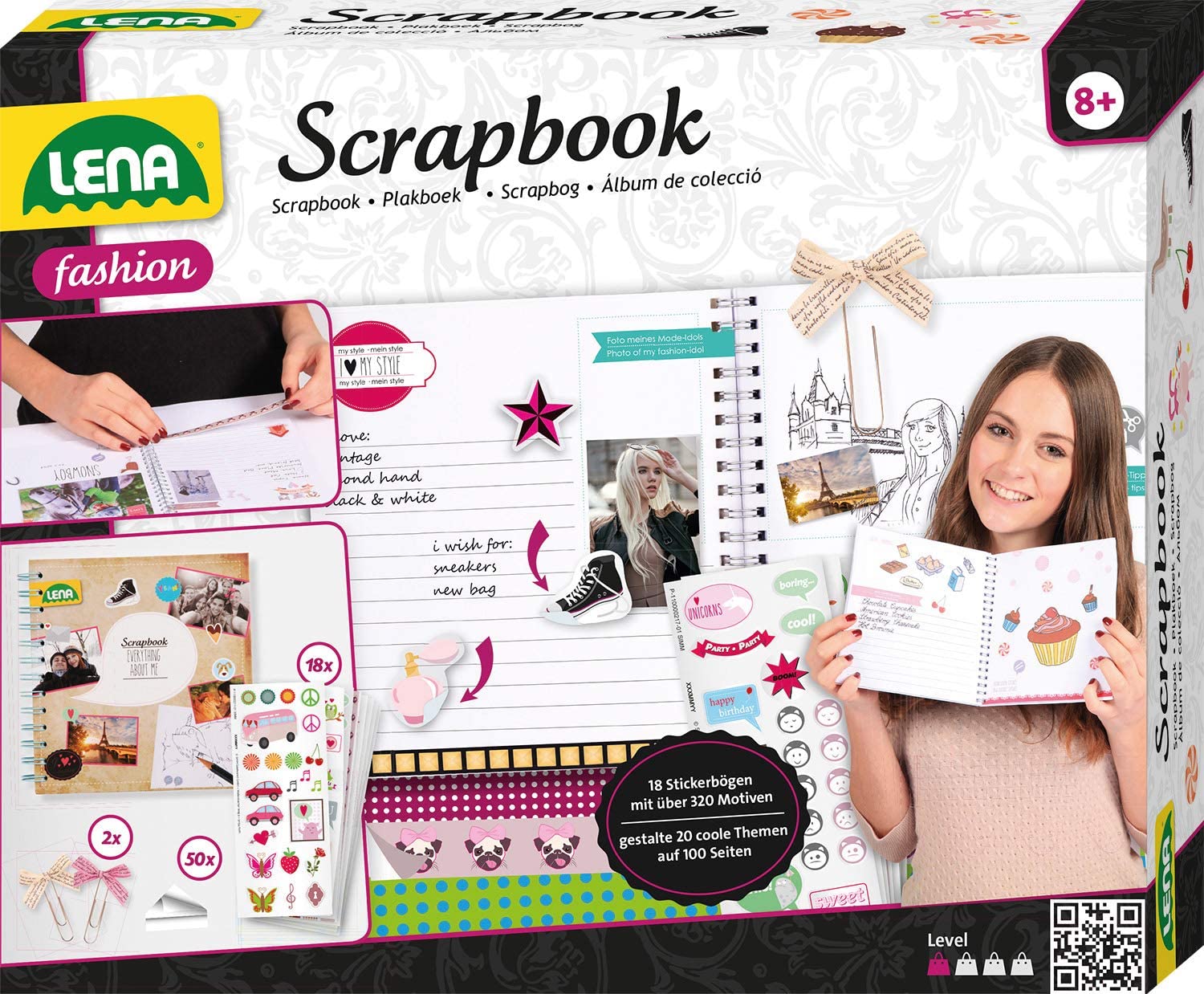 Simm Bastel- & Kreativspielzeug LENA - 42332 - Scrapbook, klein