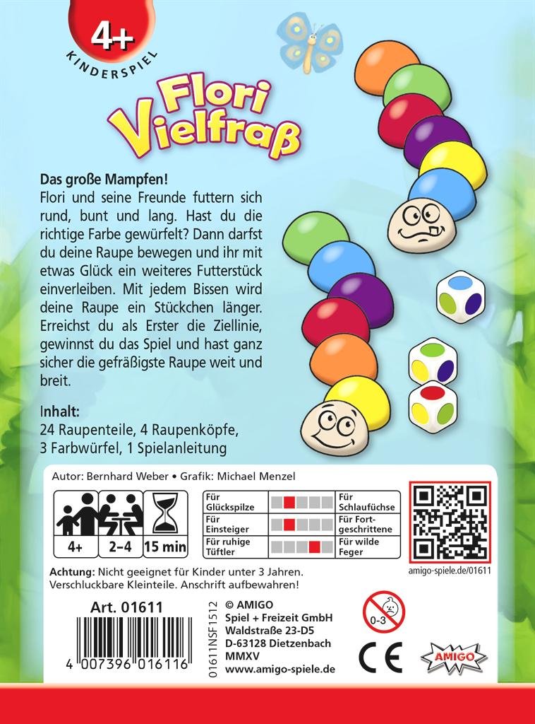 AMIGO Würfelspiele Amigo 01611 - Flori Vielfraß - Kinderspiel