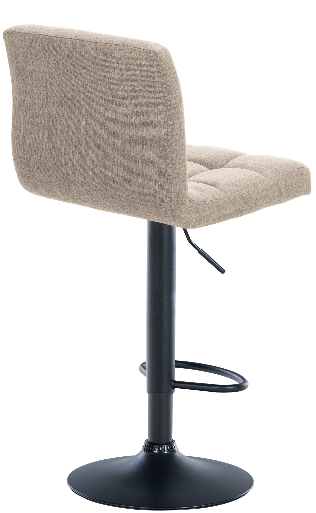 2er Set Barhocker Calma Stoff schwarz