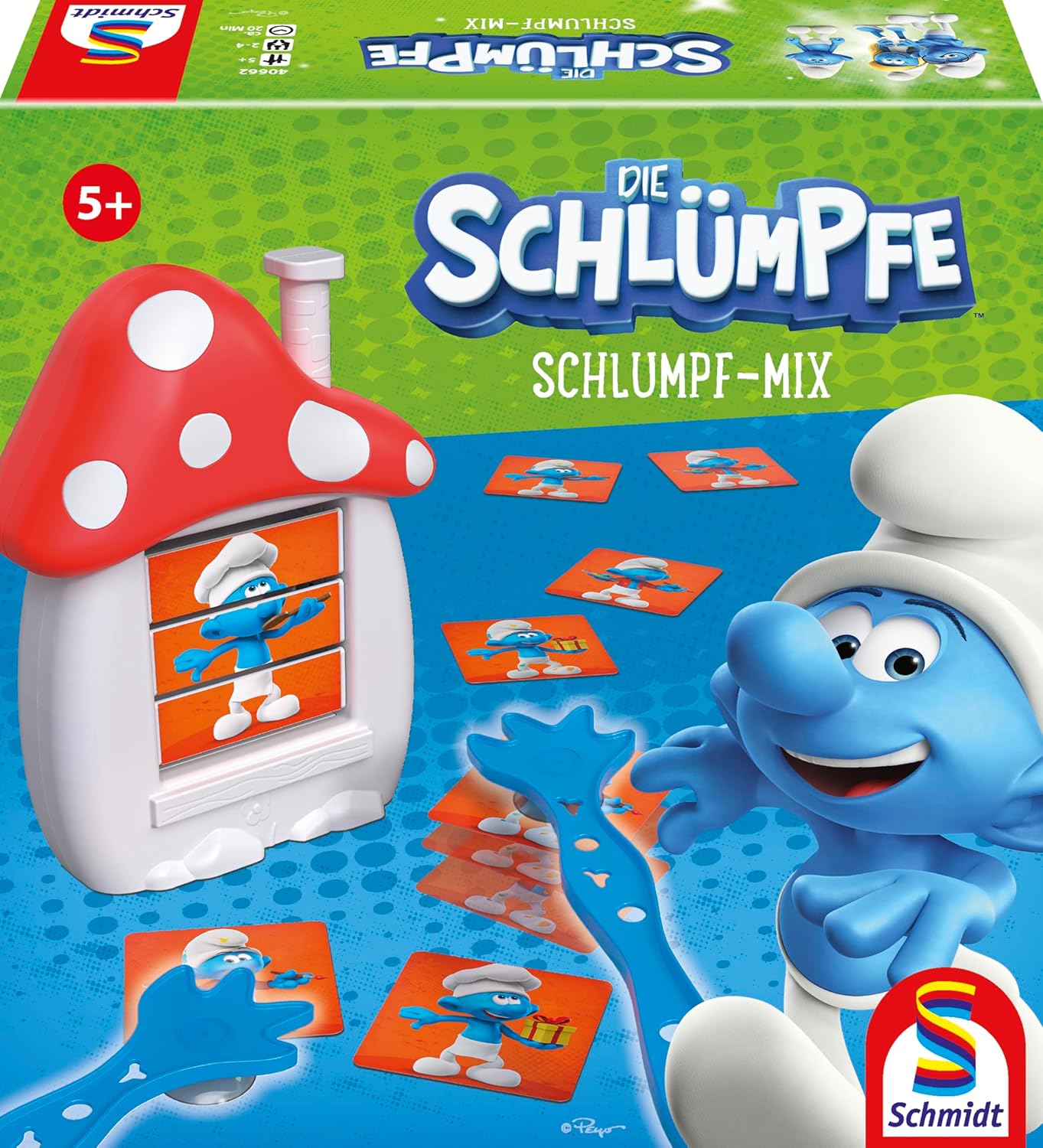 Schmidt Spiele GmbH Brettspiele & Gesellschaftsspiele Die Schlümpfe - Schlumpf - Mix - Familienspiel
