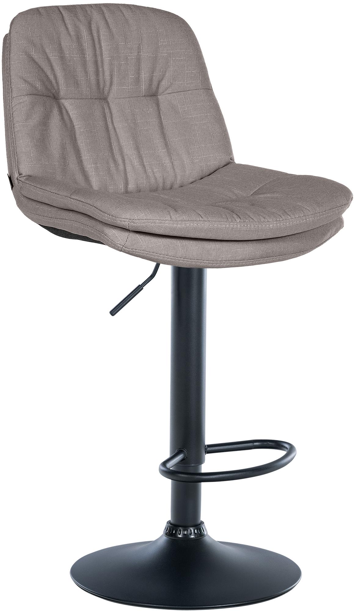 Barhocker Laurel Stoff schwarz
