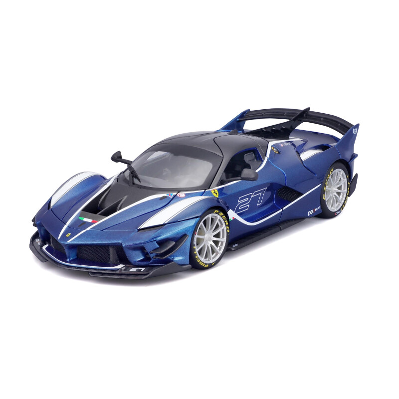 Bburago Modelle & Fahrzeuge Bburago 18-16012B - 1:18 Race & Play FXX K Evo blau - Modellauto