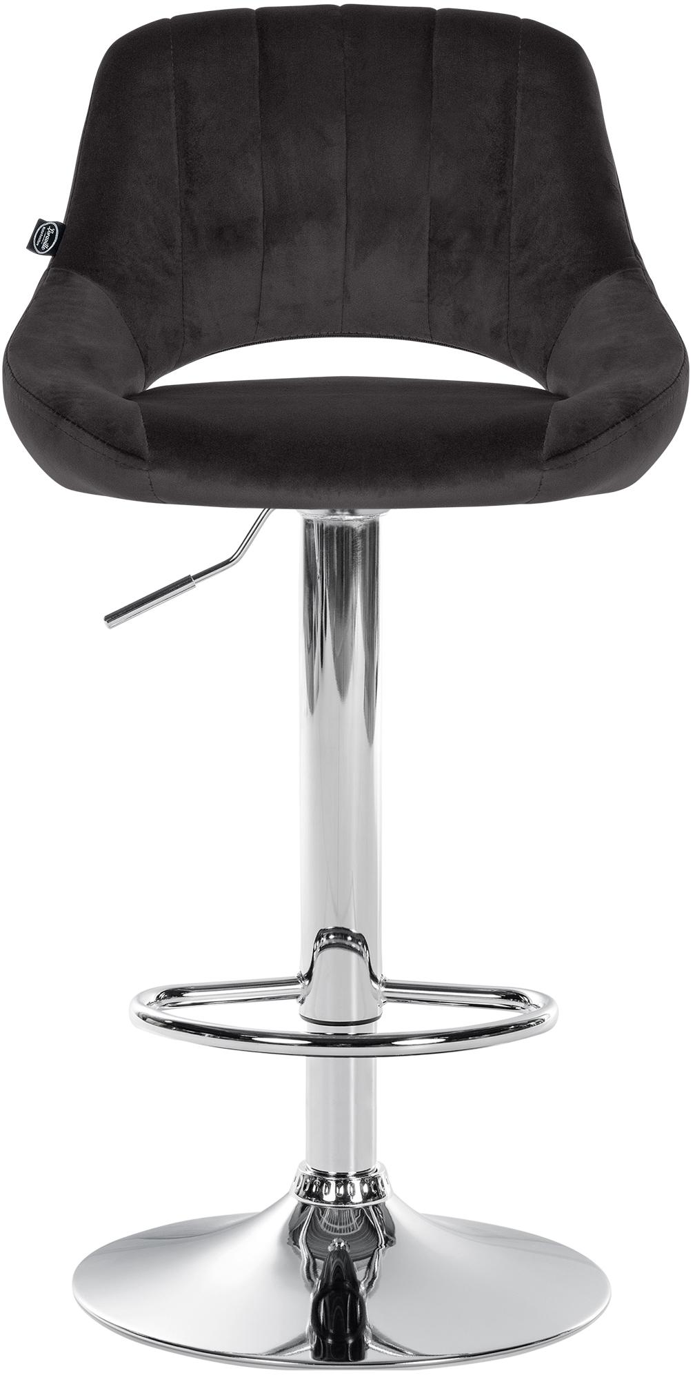 Barhocker Milet Samt chrom