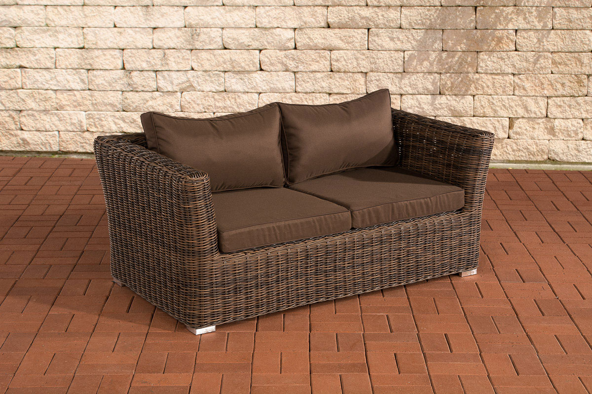 2er Sofa Mandal Terrabraun
