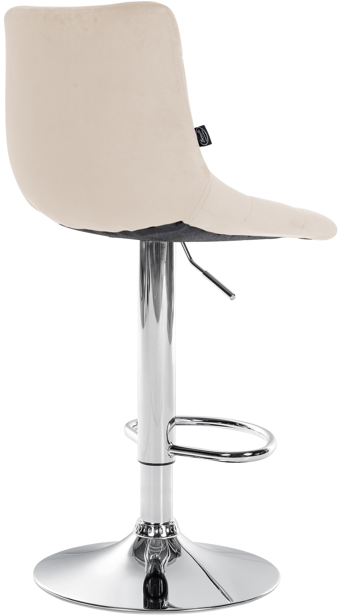 Barhocker Jerry Samt chrom
