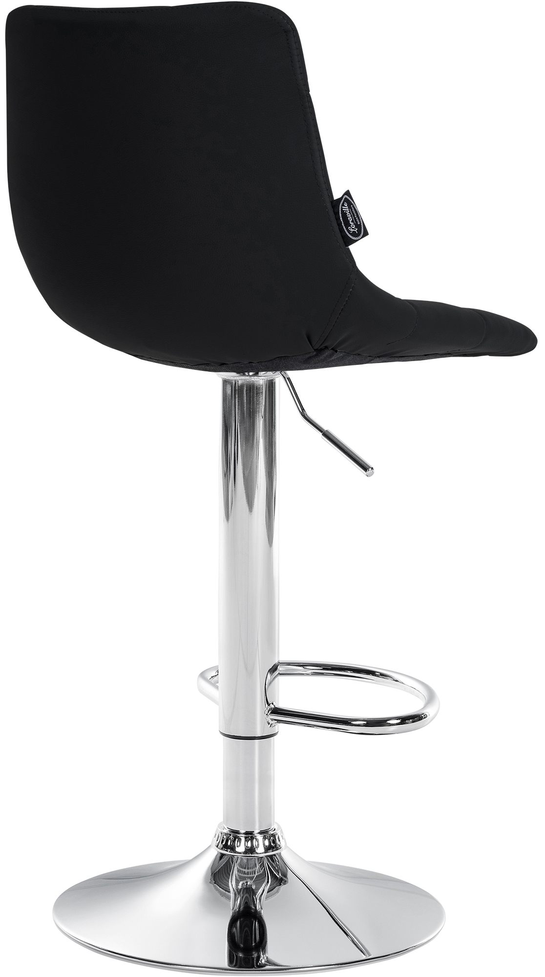 2er Set Barhocker Jerry Kunstleder chrom