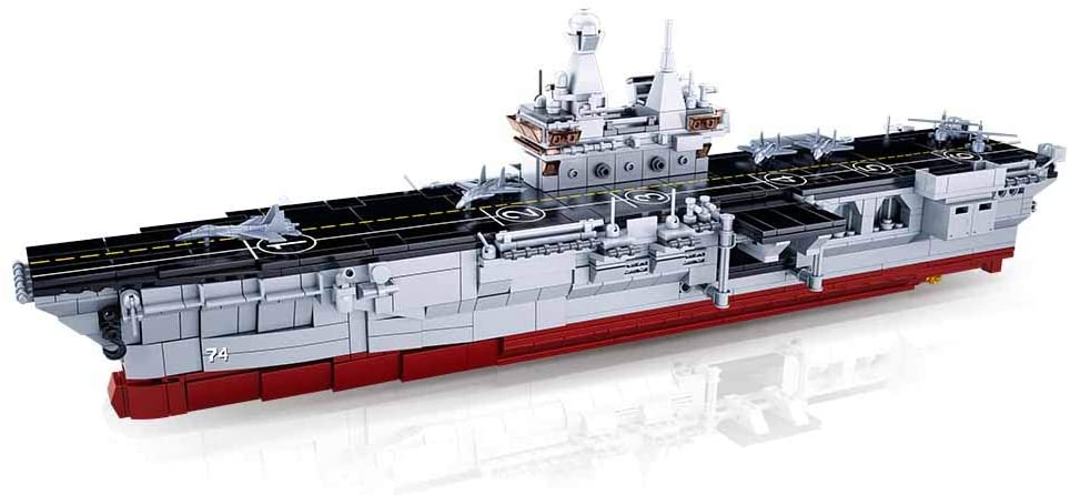 Sluban Bau- & Konstruktionsspielzeug Sluban M38-B0699 - Model Bricks - Großer Flugzeugträger