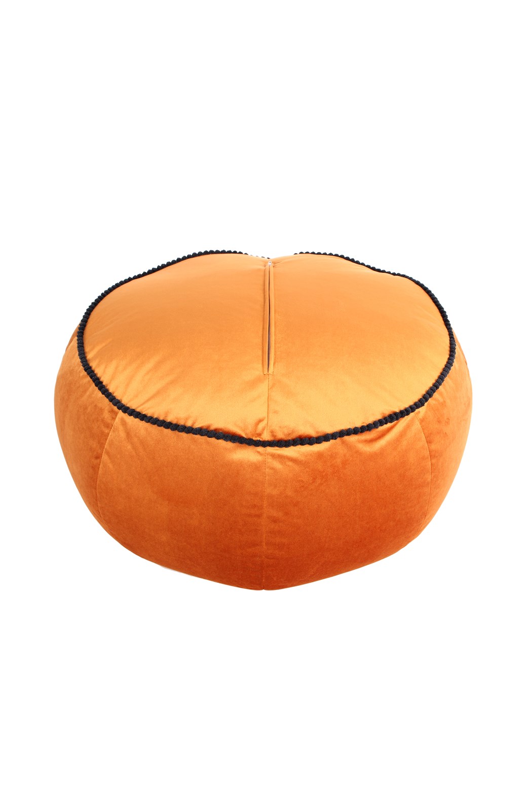 Bronze-Samt Pouf