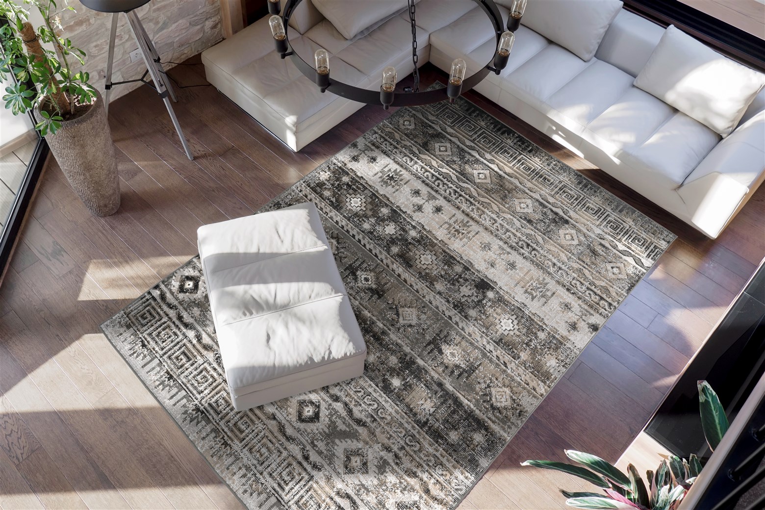 Teppich Ariya 325 Grau 80cm x 150cm
