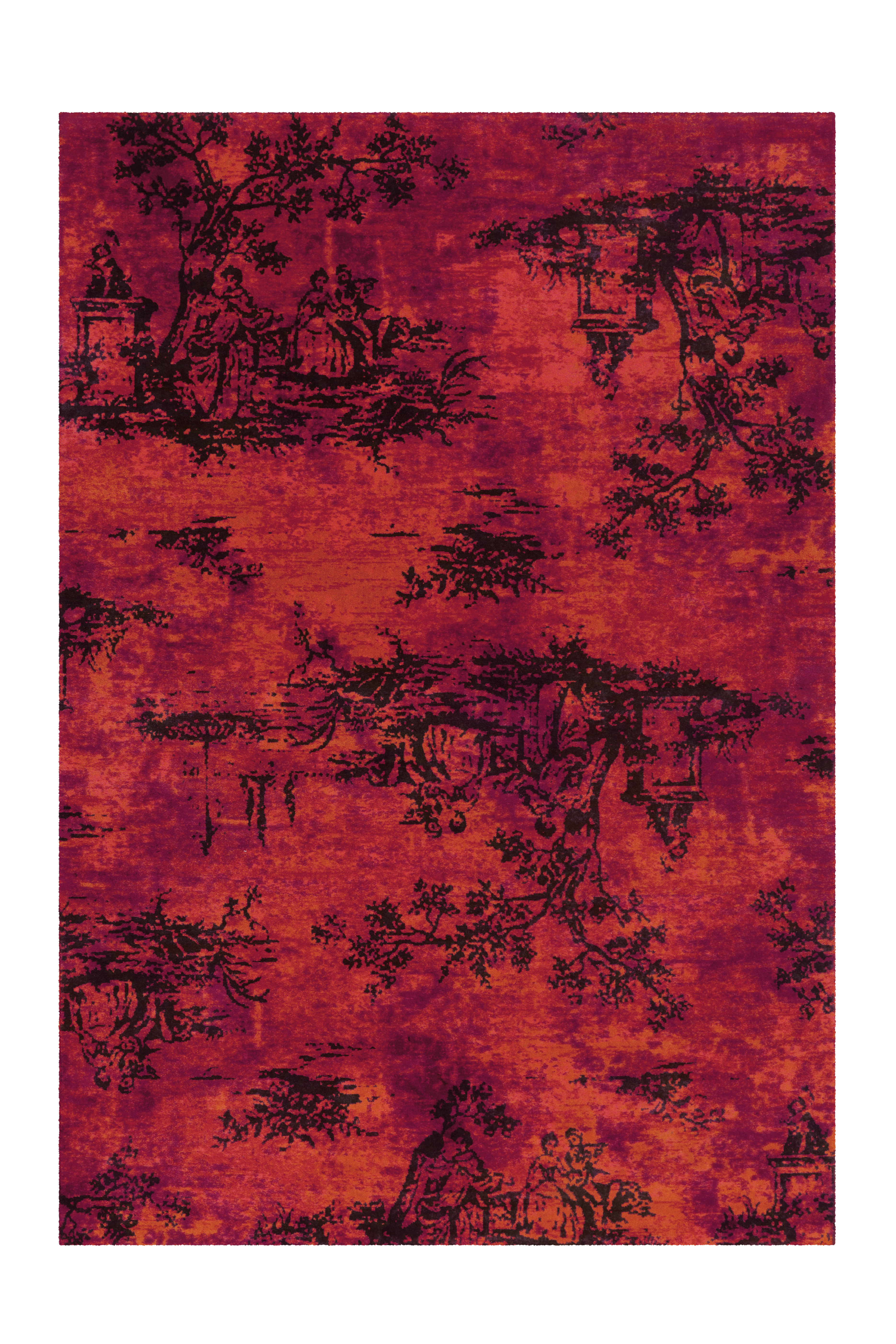 Teppich Vintage 5206 Rot 170cm x 240cm