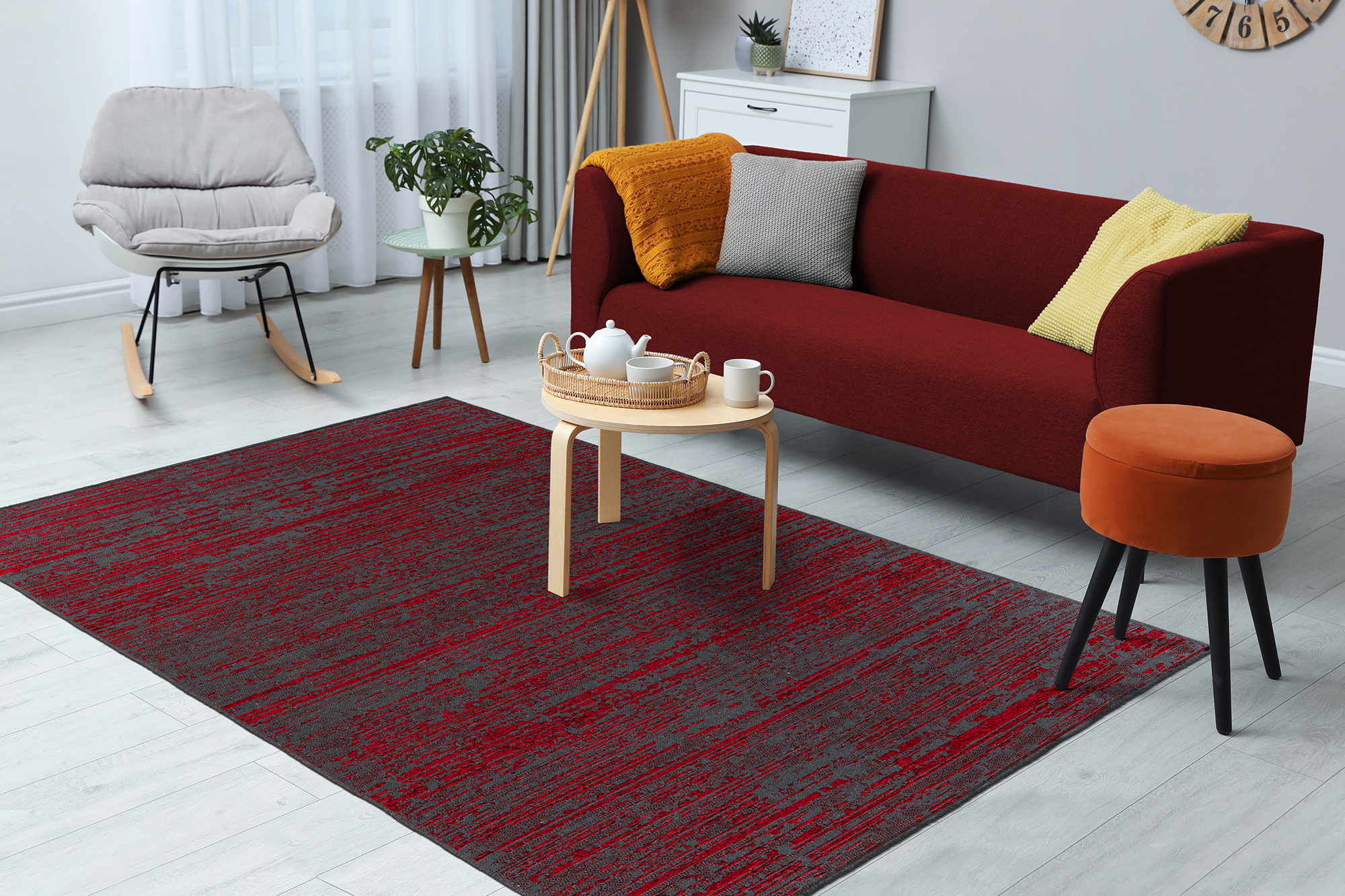 Teppich Kalea 125 Rot 120 x 170 cm