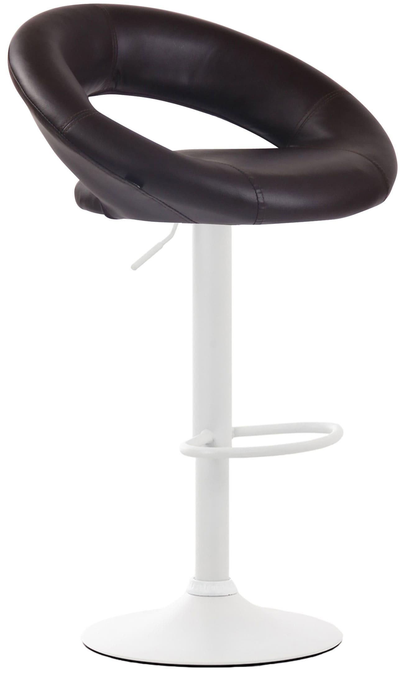 2er Set Barhocker Olinda Kunstleder weiß