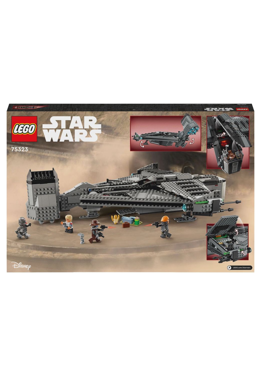 LEGO® Bau- & Konstruktionsspielzeug LEGO® 75323 - Star Wars™ Die Justifer (1022 Teile)