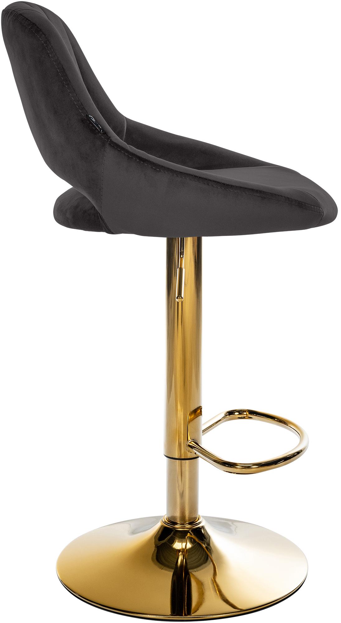Barhocker Milet Samt gold