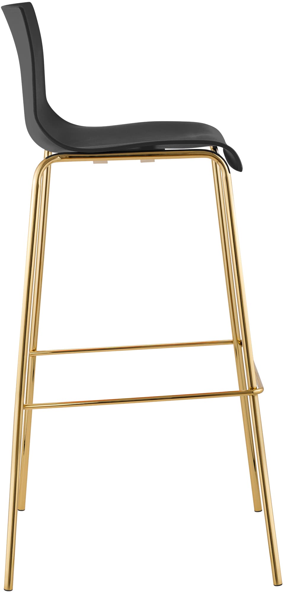 Barhocker Hoover Kunststoff 4-Fuß Gold