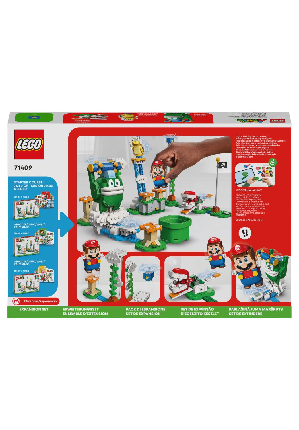 LEGO® Super Mario LEGO® 71409 - Super Mario Maxi-Spikes Wolken-Challenge – Erweiterungsset