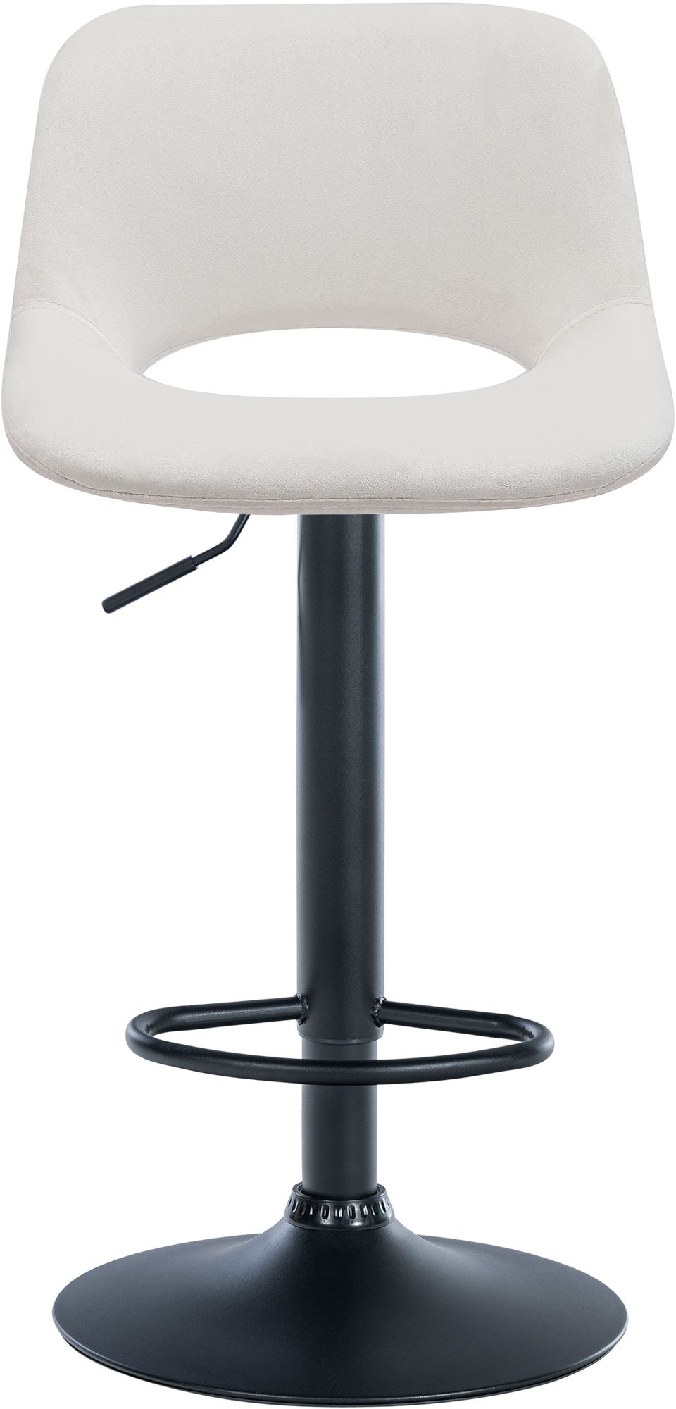 Barhocker Camden Samt schwarz