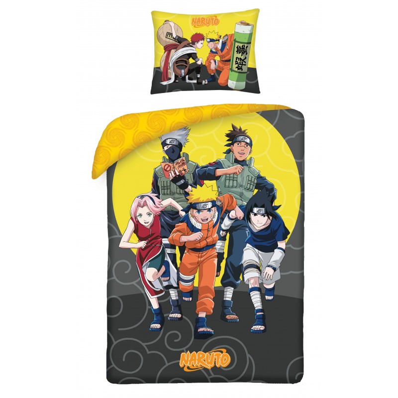 Halantex Textilien Naruto - Bettwäsche - 140 x 200 cm + 70 x 90 cm