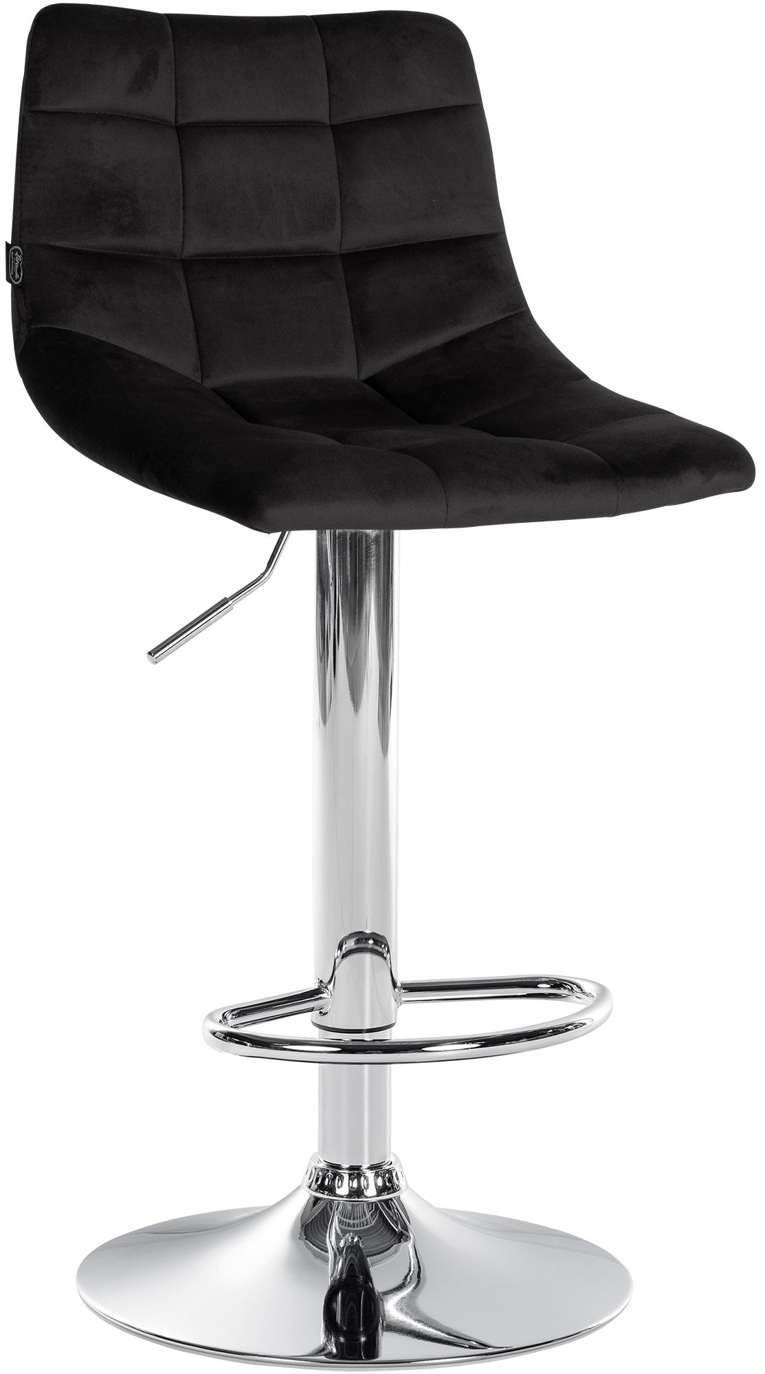 2er Set Barhocker Jerry Samt chrom